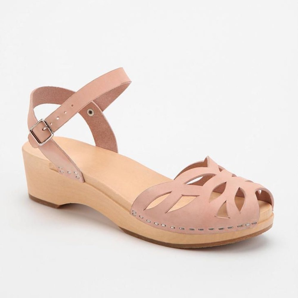 Swedish HASBEENS Toffel Beige Clog sandals 40 US 10